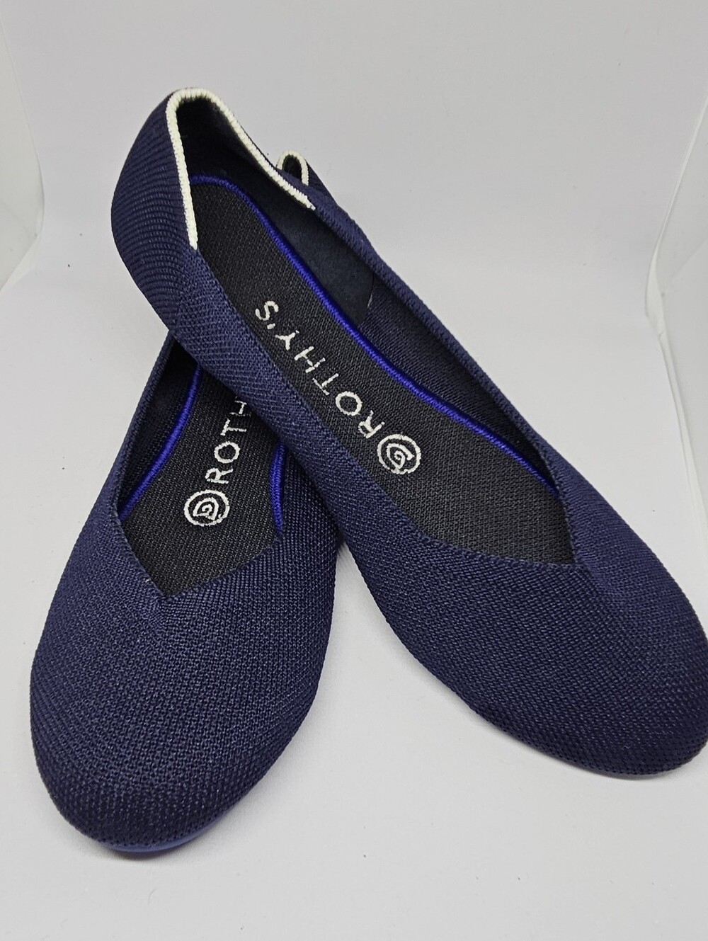 Rothy's Women's Maritime Navy Knit Ballet Flat